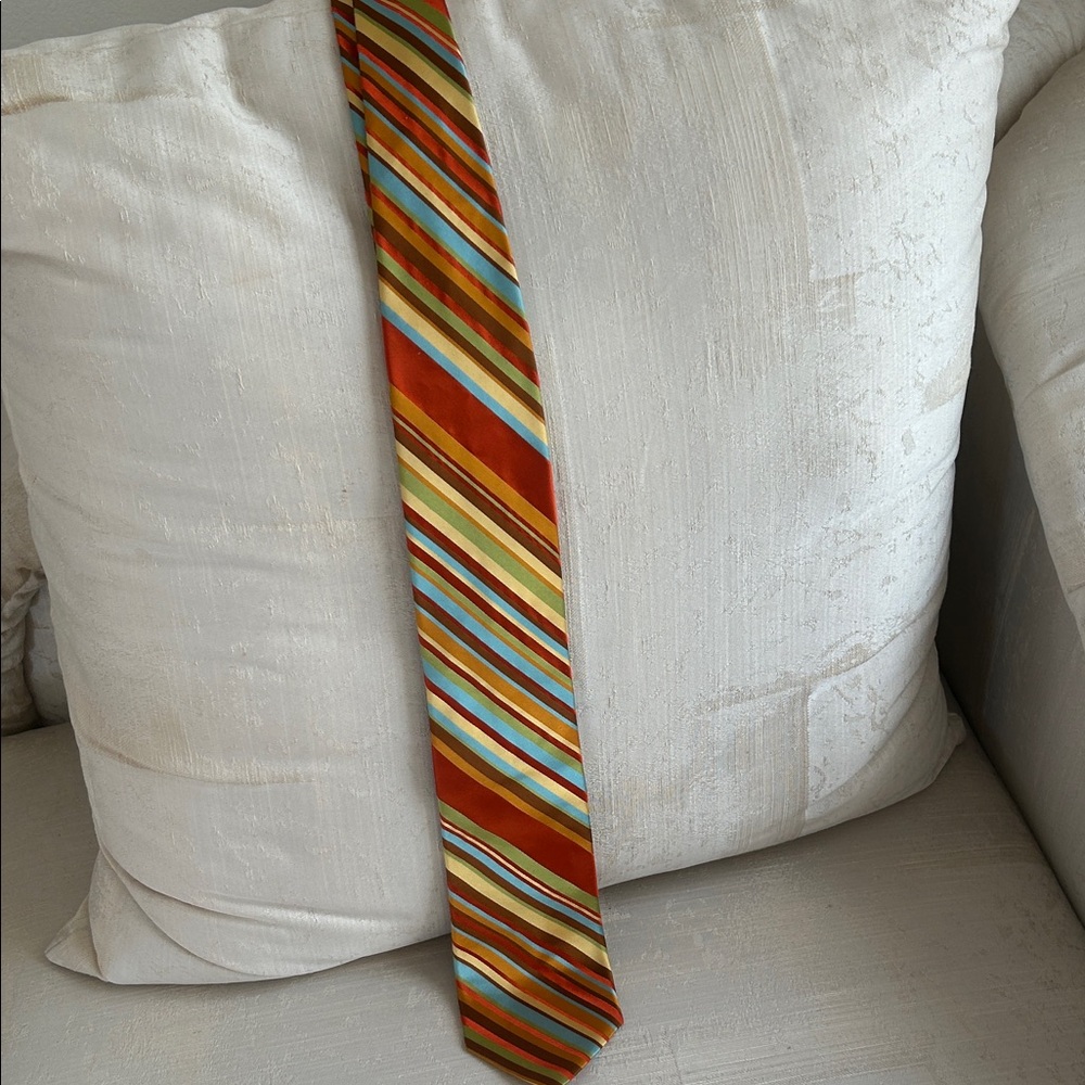 Ted Baker Striped Multicolor Men's Tie